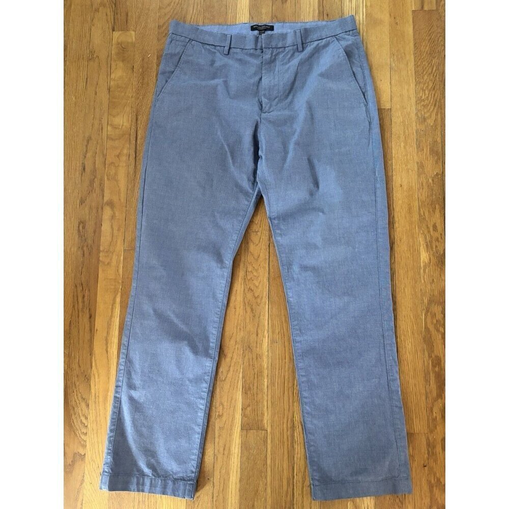 Banana Republic Mens Size 35x32 Kentfield Pants Blue Cotton Chino